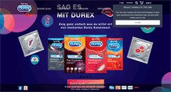 Desktop Screenshot of durex.de