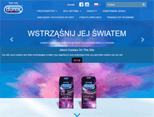 Tablet Screenshot of durex.pl